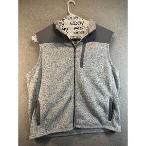 George Vest Mens Sweater Fleece Zip up‎ 3XLreppy Warm